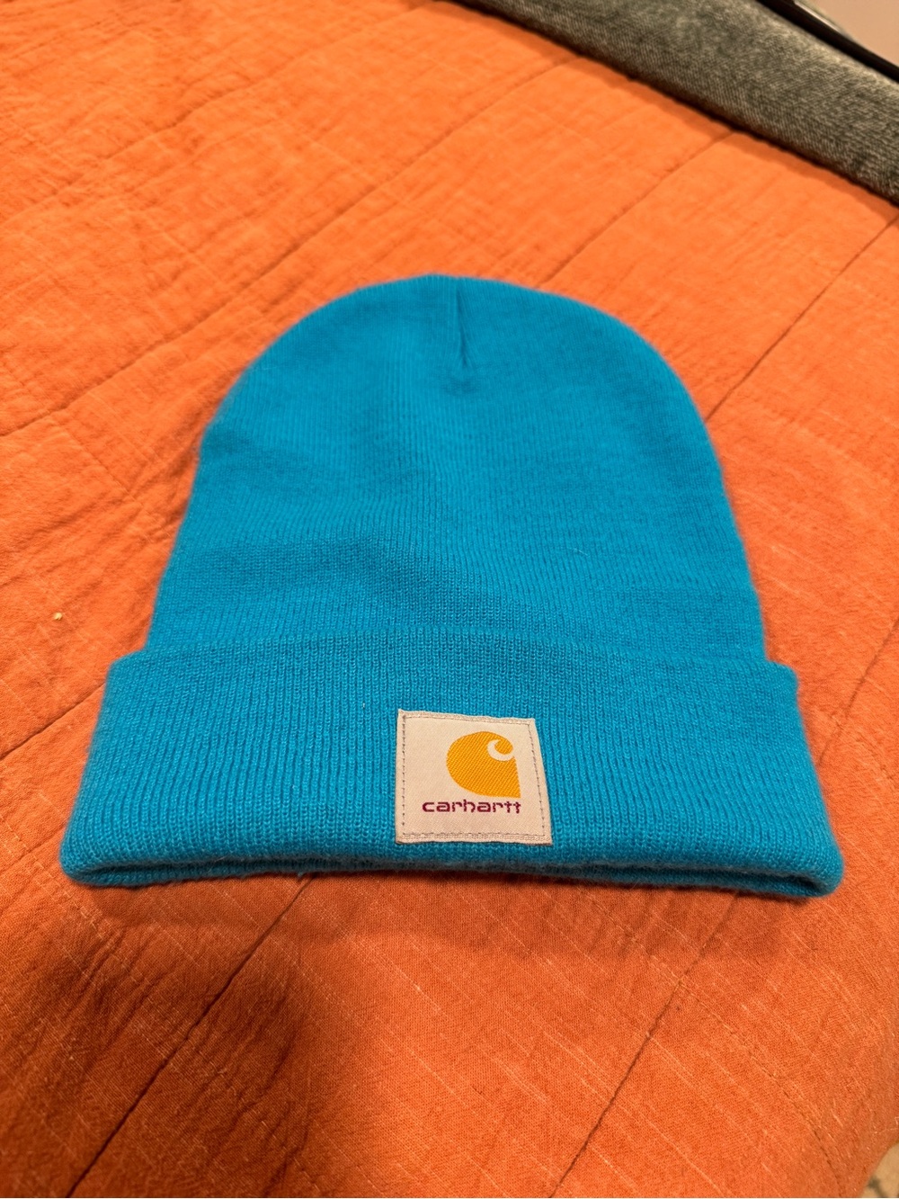 Carhartt Bright Aqua Blue Cuffed Beanie
